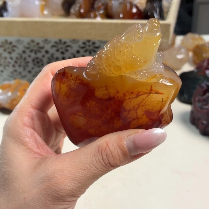 玛瑙/玉髓未镶嵌吊坠(不含链)