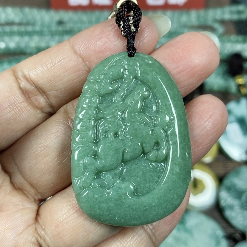 【闪购商品】翡翠颈饰未镶嵌玉吊坠翡翠玉马上有钱