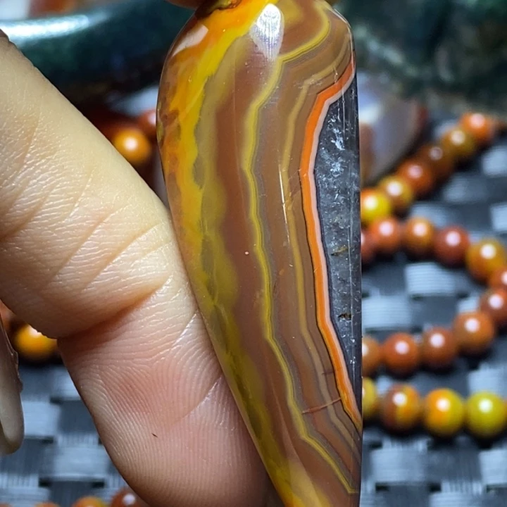 玛瑙/玉髓颈饰未镶嵌隐*