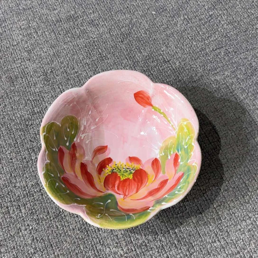 景德镇手绘高温釉下彩陶瓷茶具