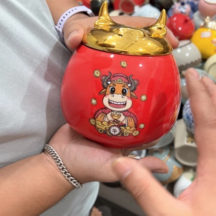 瑕疵福利品陶瓷茶叶罐
