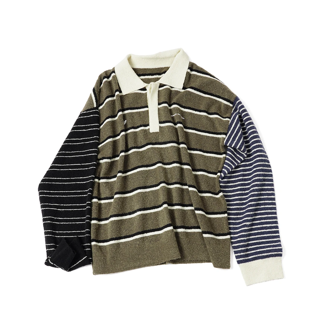 【拼接条纹毛衣】 MYCL58063