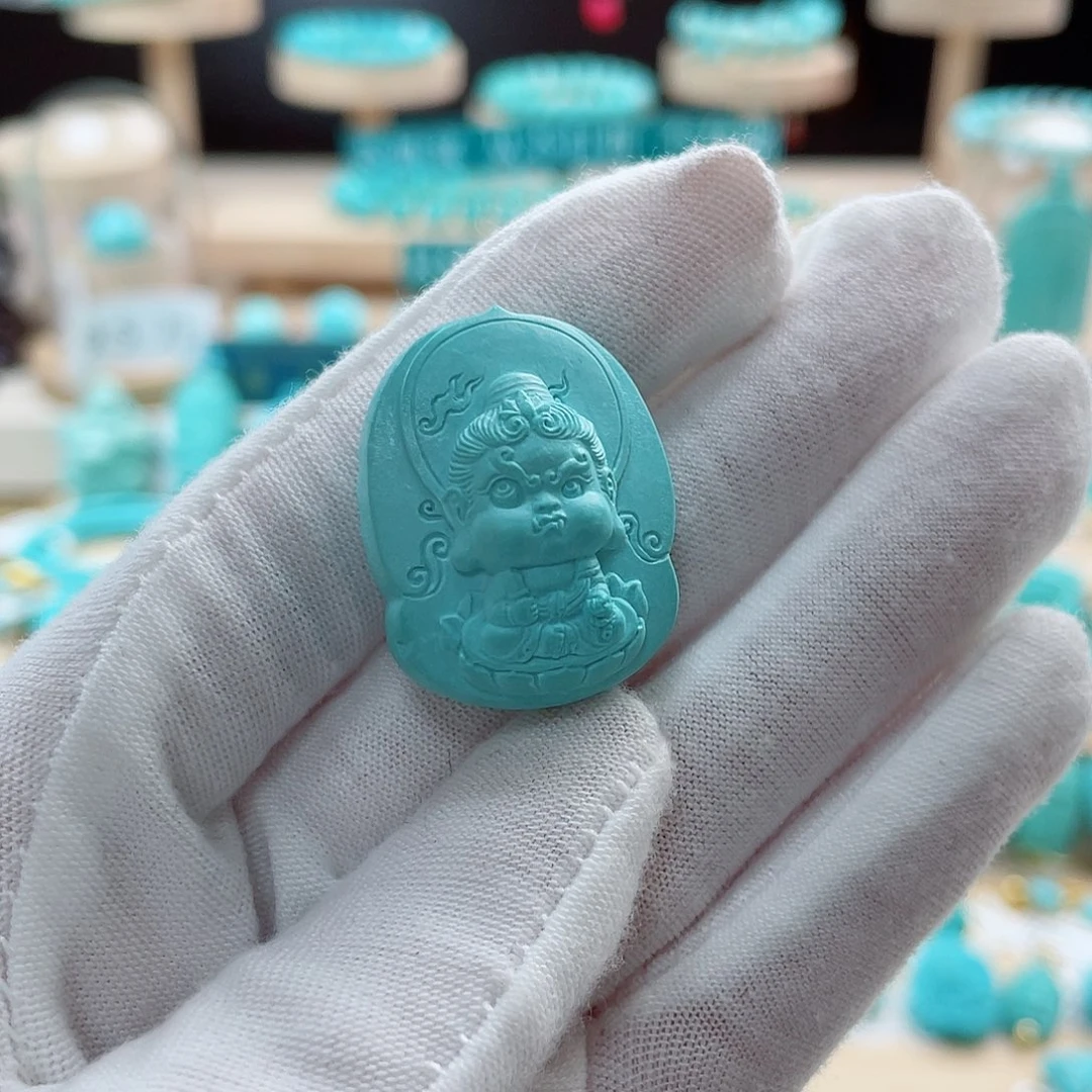 未镶嵌绿松石珠宝奇石