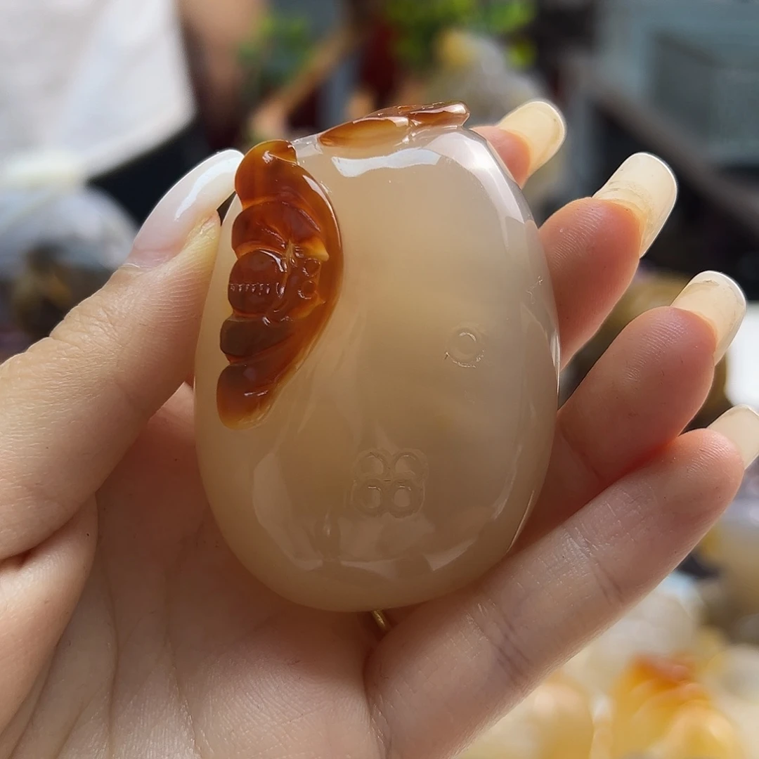 玛瑙/玉髓未镶嵌吊坠(不含链)