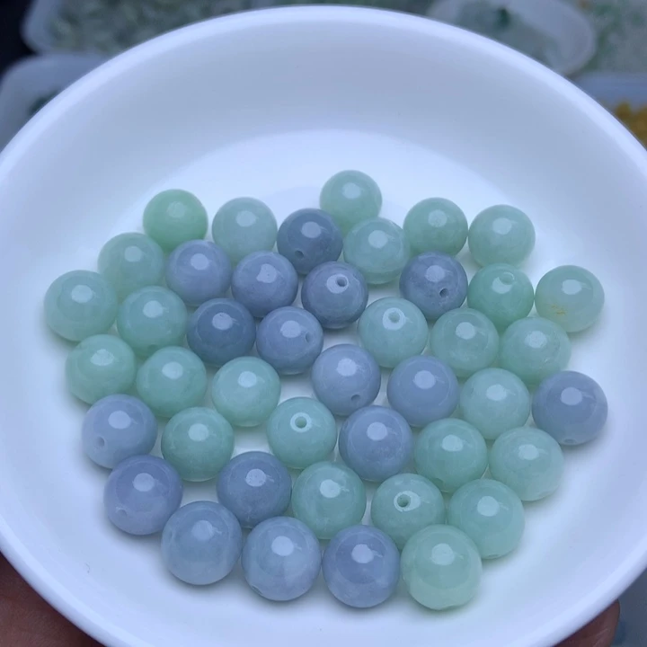 散珠翡翠卡10冰紫绿20个（微瑕）