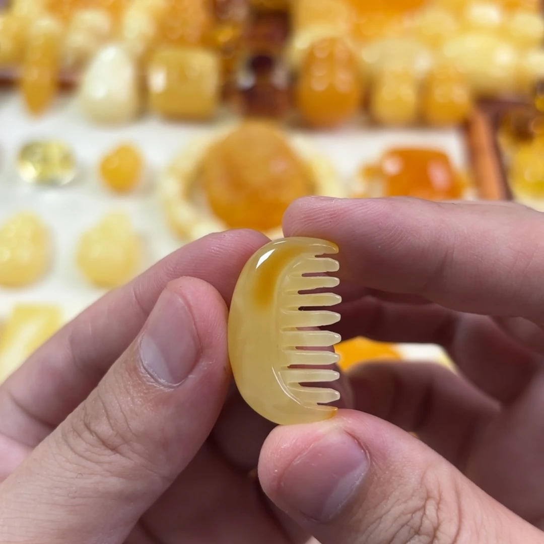 蜜蜡未镶嵌裸石一顺百顺