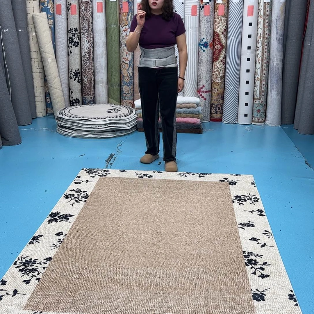 混纺160×230误差正负1-3厘米精编细砂棉布底仿羊绒微瑕