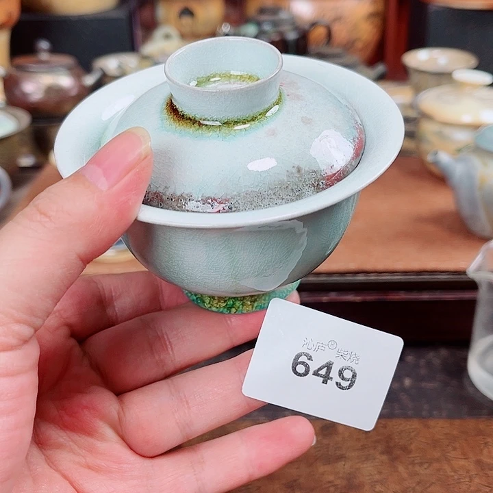 沁庐柴窑古法柴烧全手工茶具