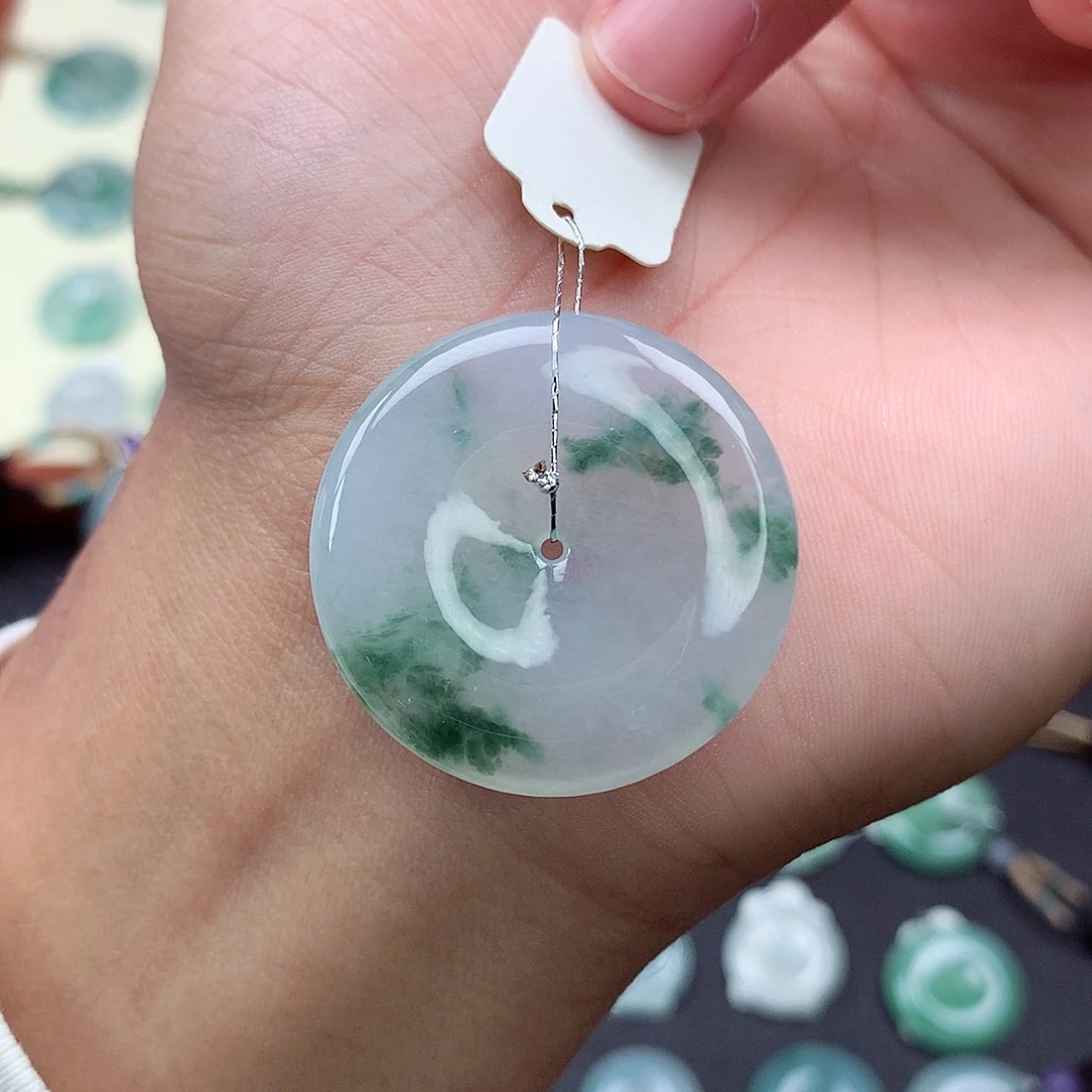 颈饰未镶嵌翡翠35 尺寸32.2-5.8