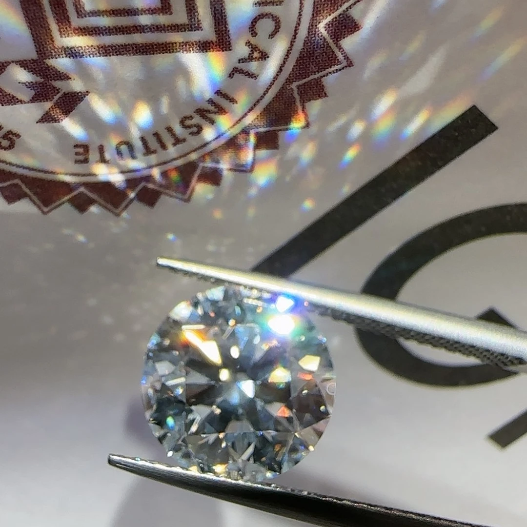 【闪购商品】裸石实验室培育钻石4.45克拉E VVS2上海无改色
