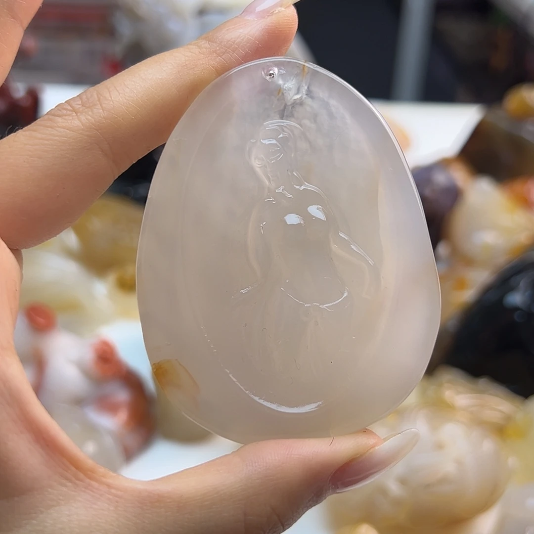 玛瑙/玉髓未镶嵌颈饰