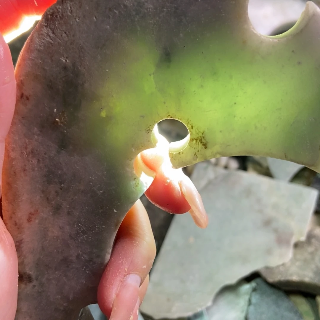 翡翠未镶嵌挂件天然翡翠