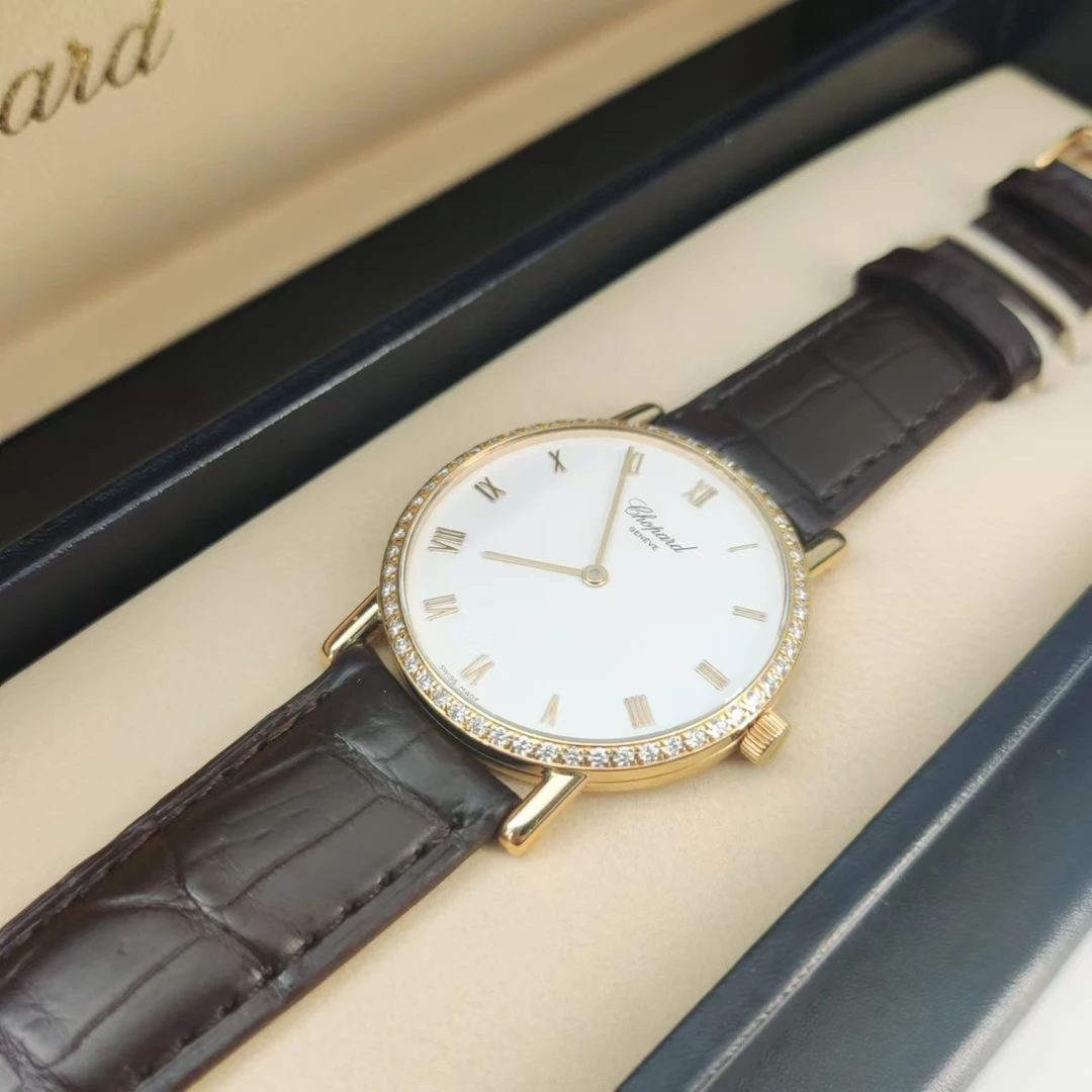 99新 Chopard/萧邦 34mm/女表/173154-0001/机械/精钢/经典/时尚
