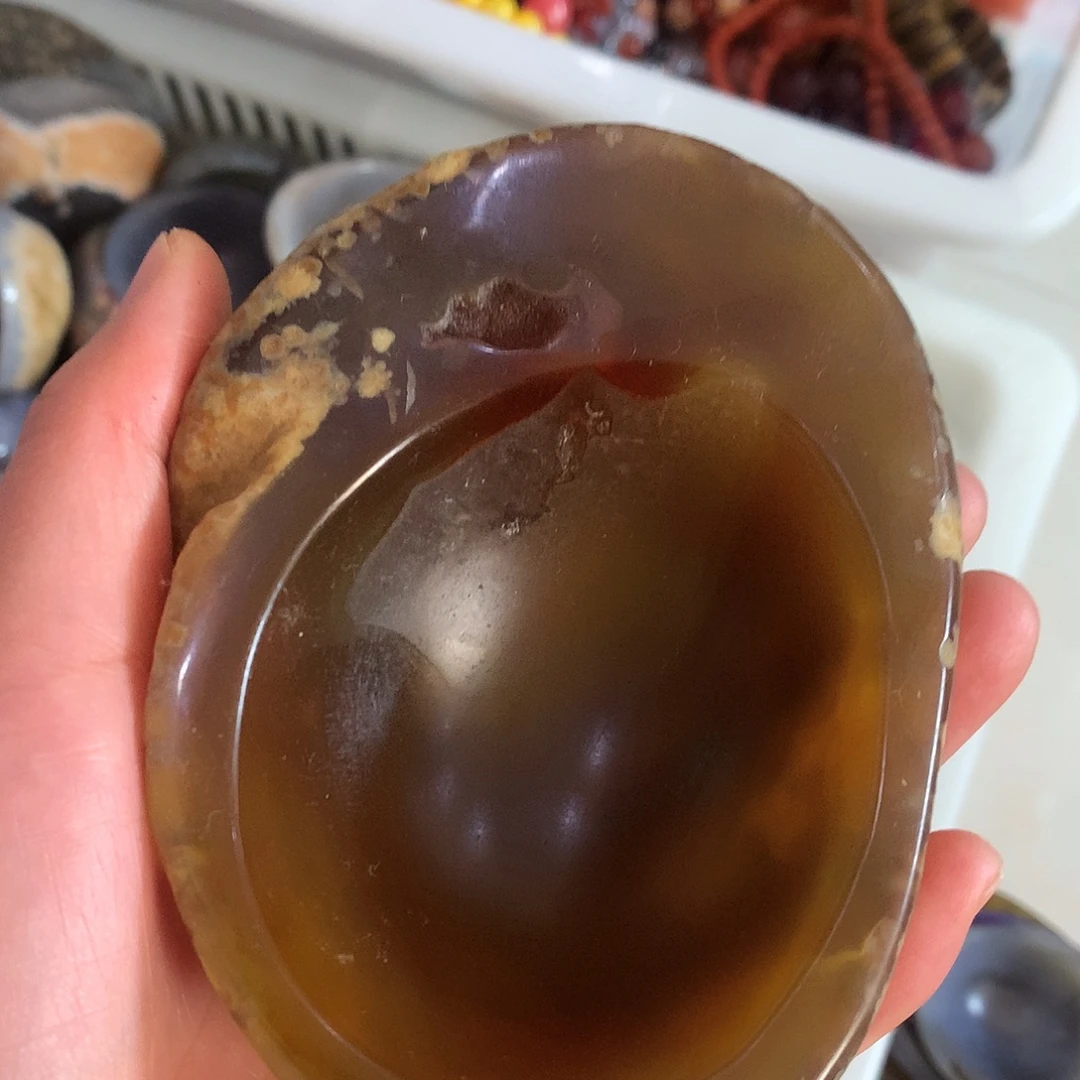 玛瑙/玉髓未镶嵌碗