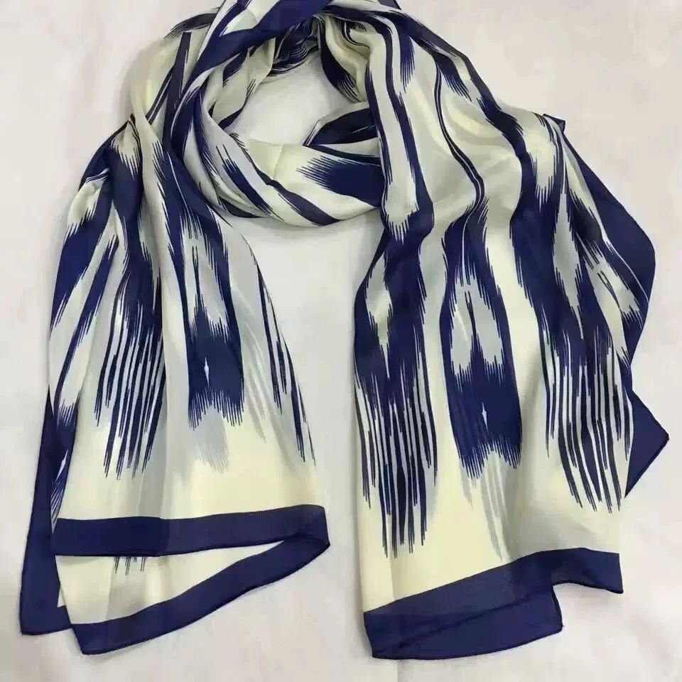 新款艾德莱斯民族风特色长巾女百搭多用披肩