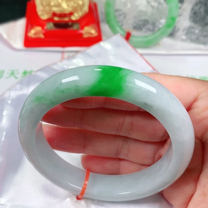 未镶嵌手镯翡翠   编号0209 正圈59+ 福利镯