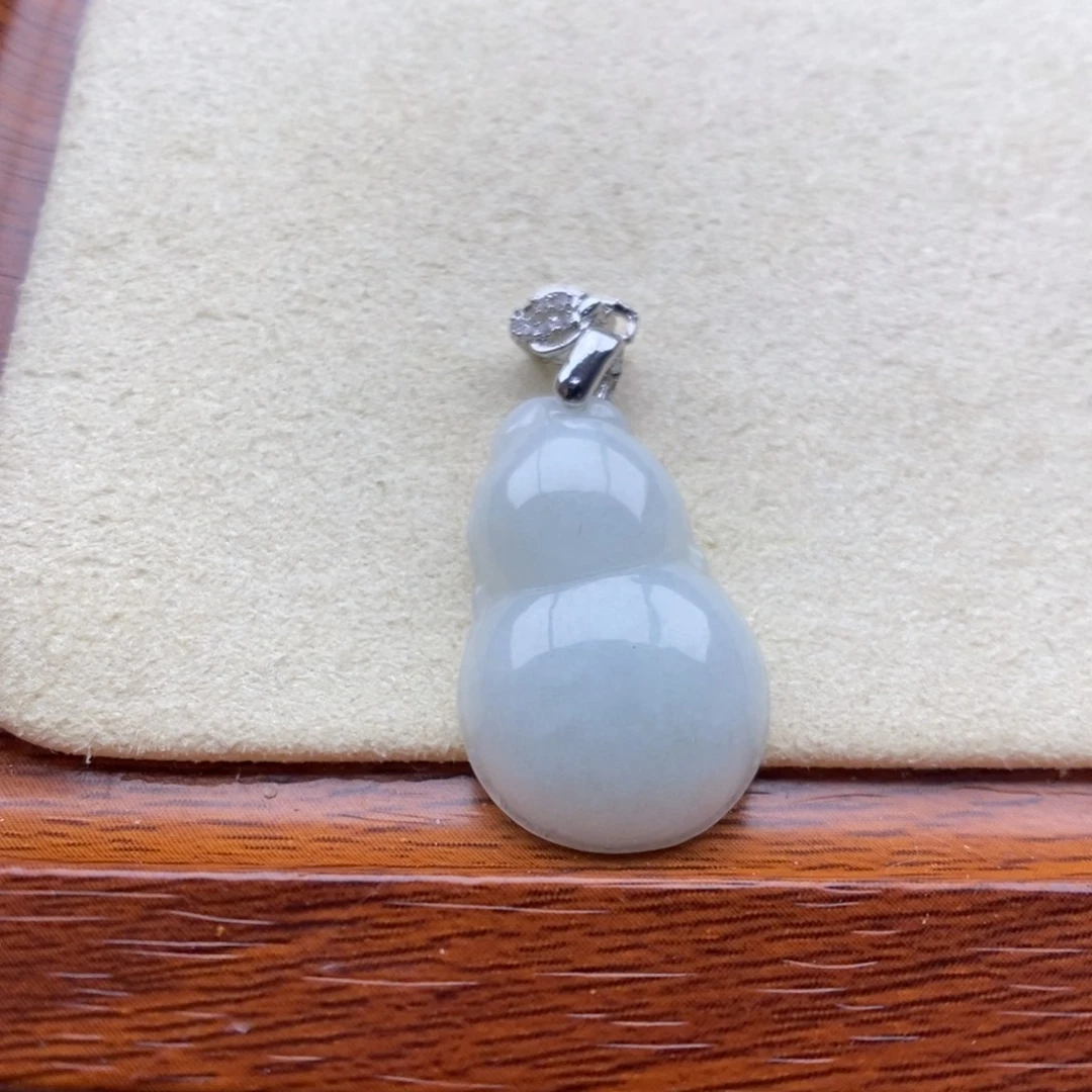 翡翠银S925镶嵌颈饰吊坠12