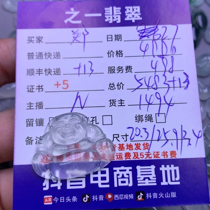 翡翠颈饰未镶嵌✨**多