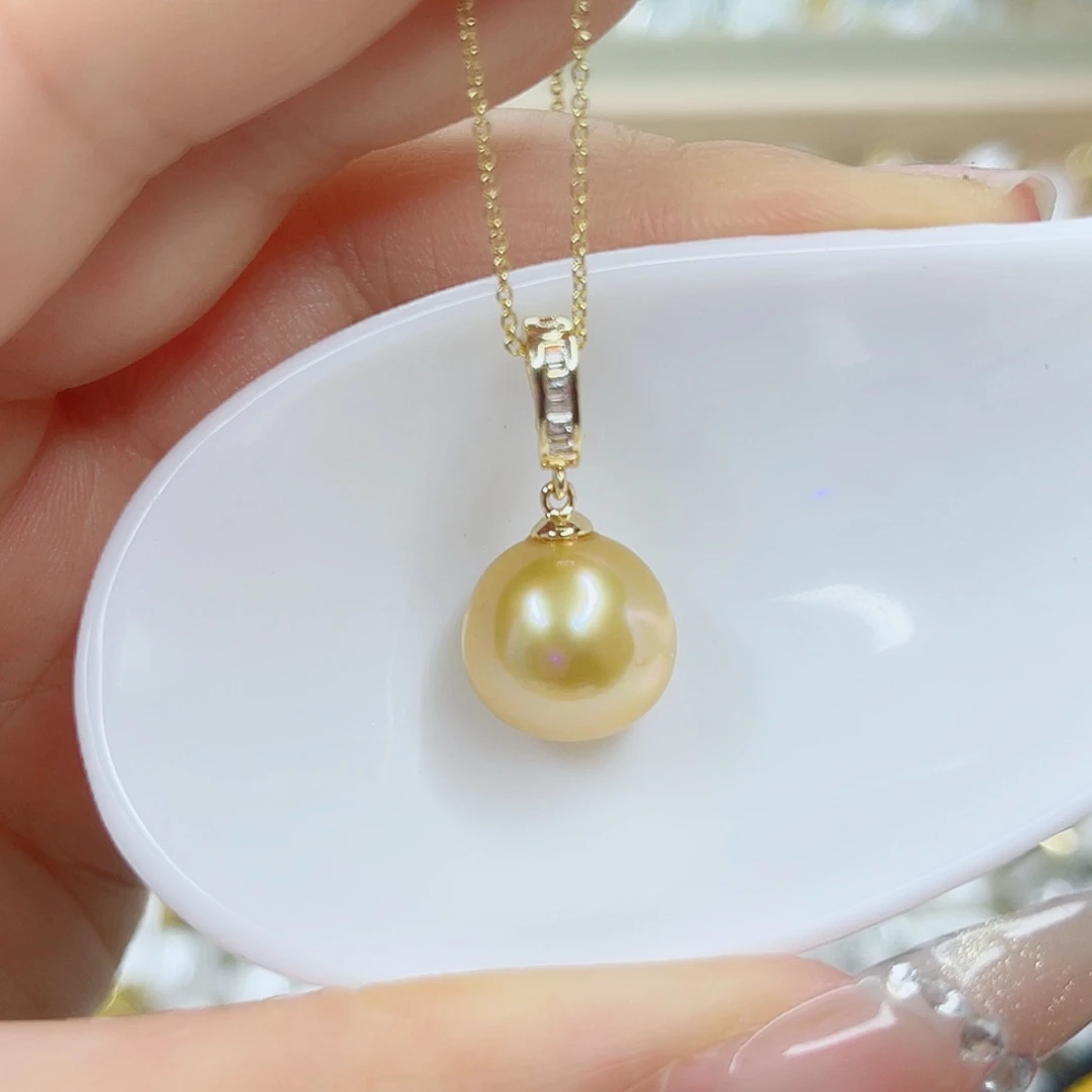 淡水珍珠未镶嵌吊坠(赠链)