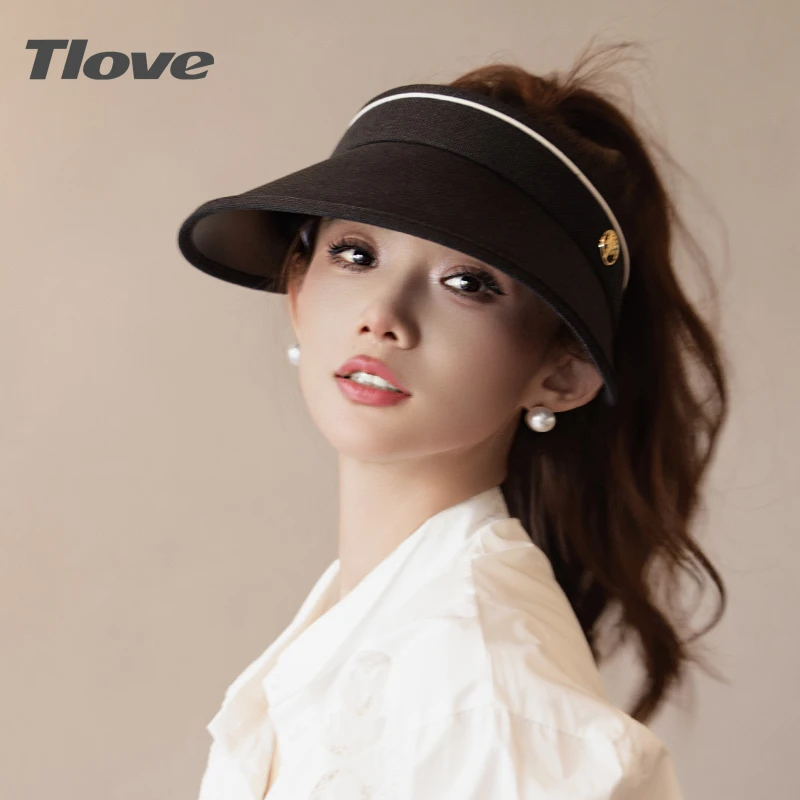 4761出游必备防晒帽子女户外遮阳帽夏季休闲时尚防紫外线空顶帽