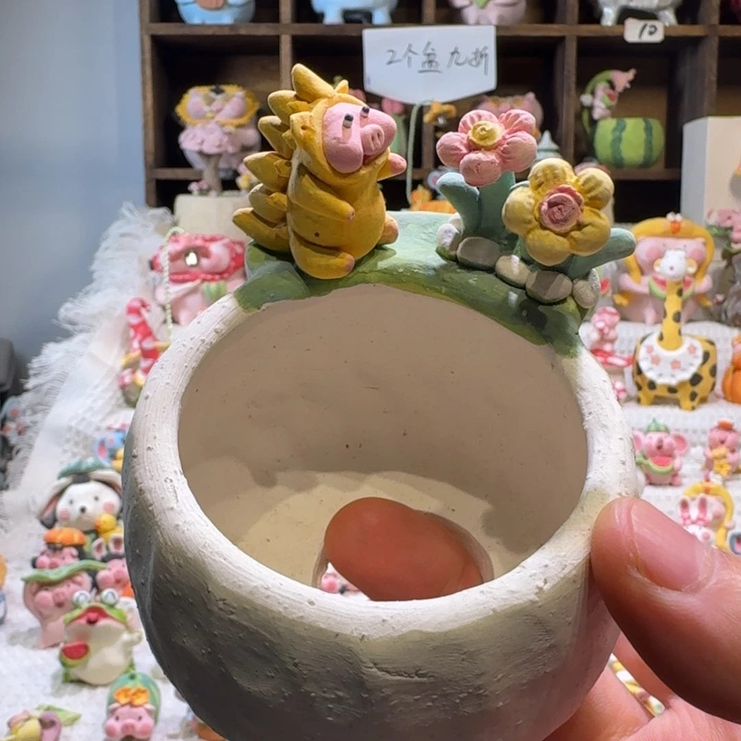 厂家直销手工花盆摆件