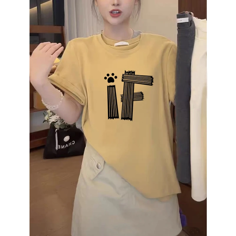 设计感小众正肩短袖t恤女2025新款流行时尚百搭洋气黄色上衣夏季