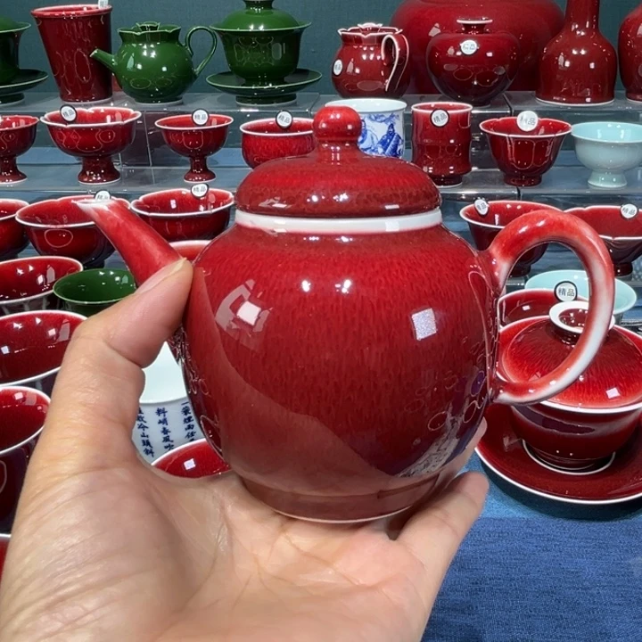 景德镇浅行窑宫灯壶