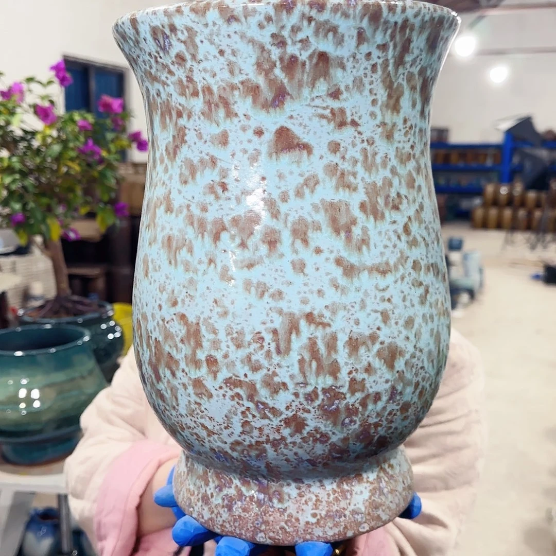 紫砂花盆高30口20