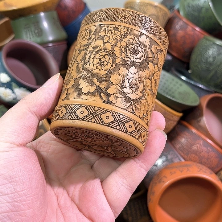 茶杯紫砂全手工紫砂主人杯