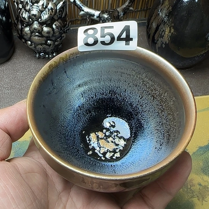 茶盏建盏杯主人杯龙窑柴烧