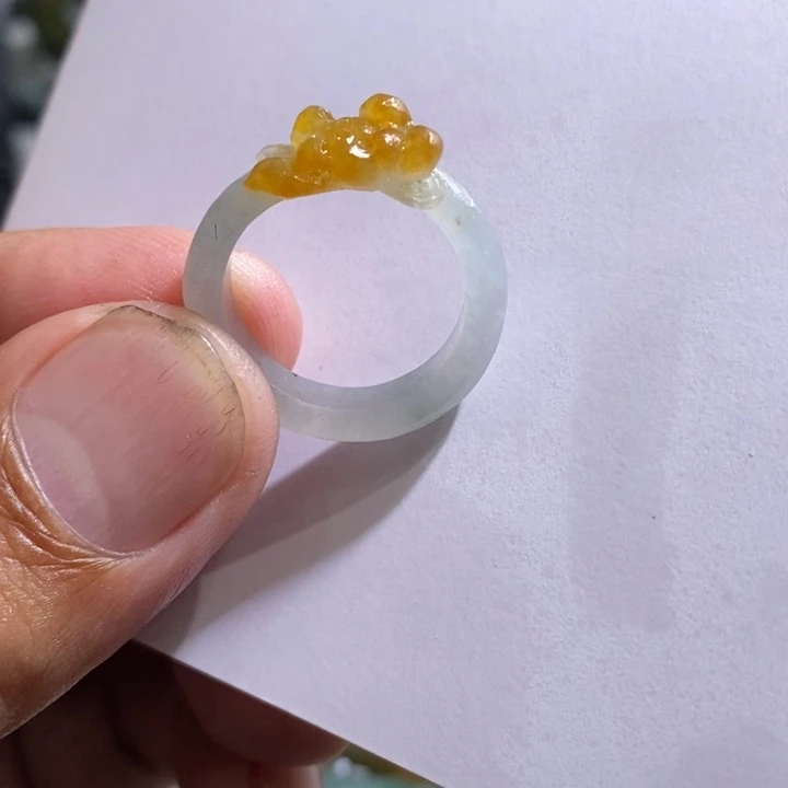 乘***澄定制翡翠未镶嵌毛货