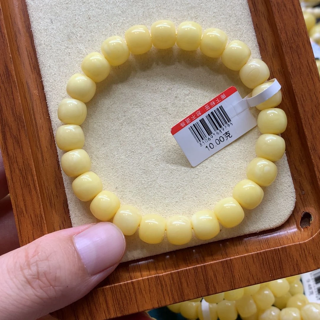 未镶嵌蜜蜡手链蜜蜡