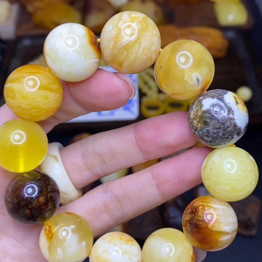 未镶嵌定制蜜蜡胖