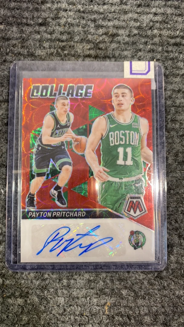 普理查德 马赛克红圈圈折射 球员签字卡 凯尔特人队 正版球星卡