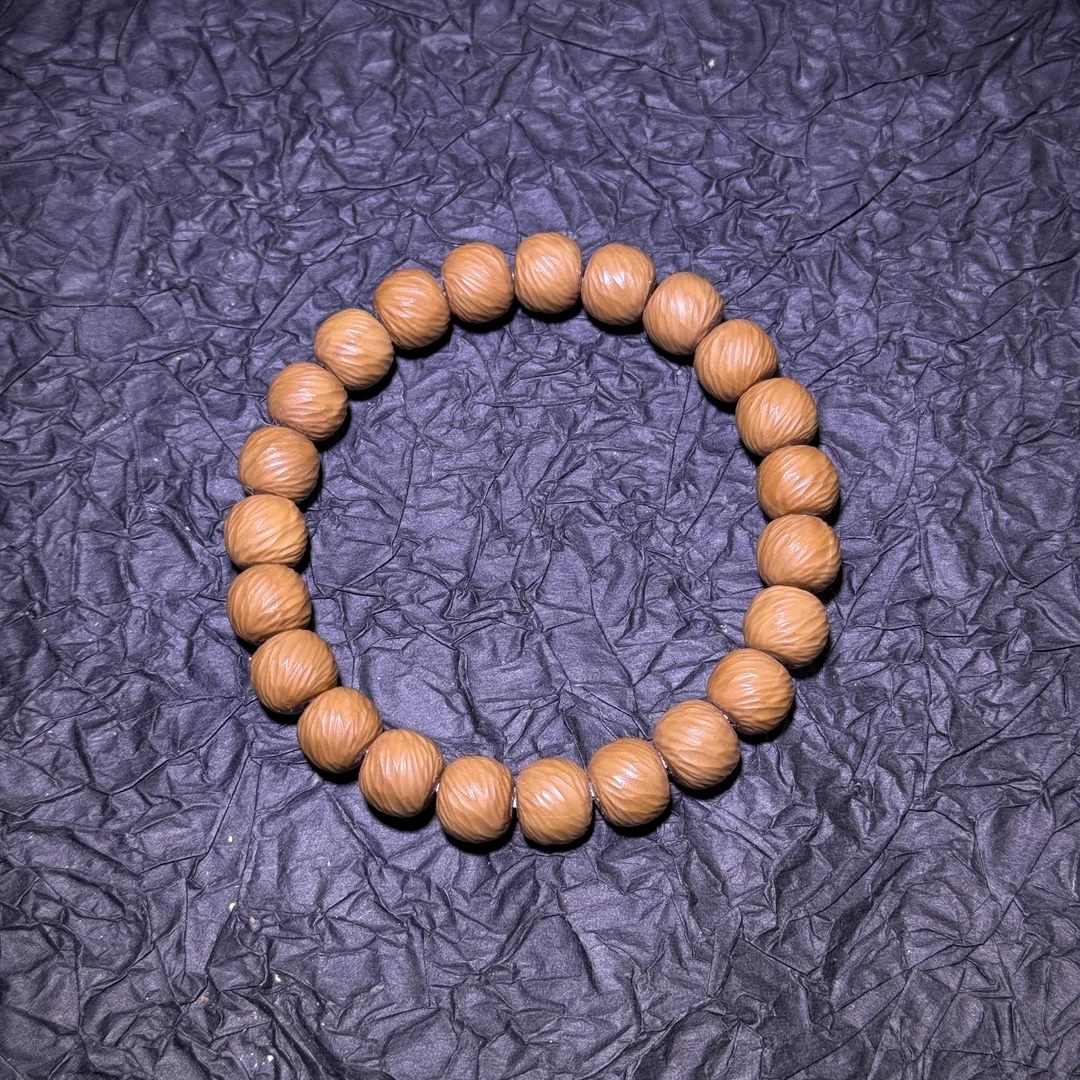 【0084】“云锦”猴头核桃手串“云锦”11mm左右直径细密纹路精工刻画