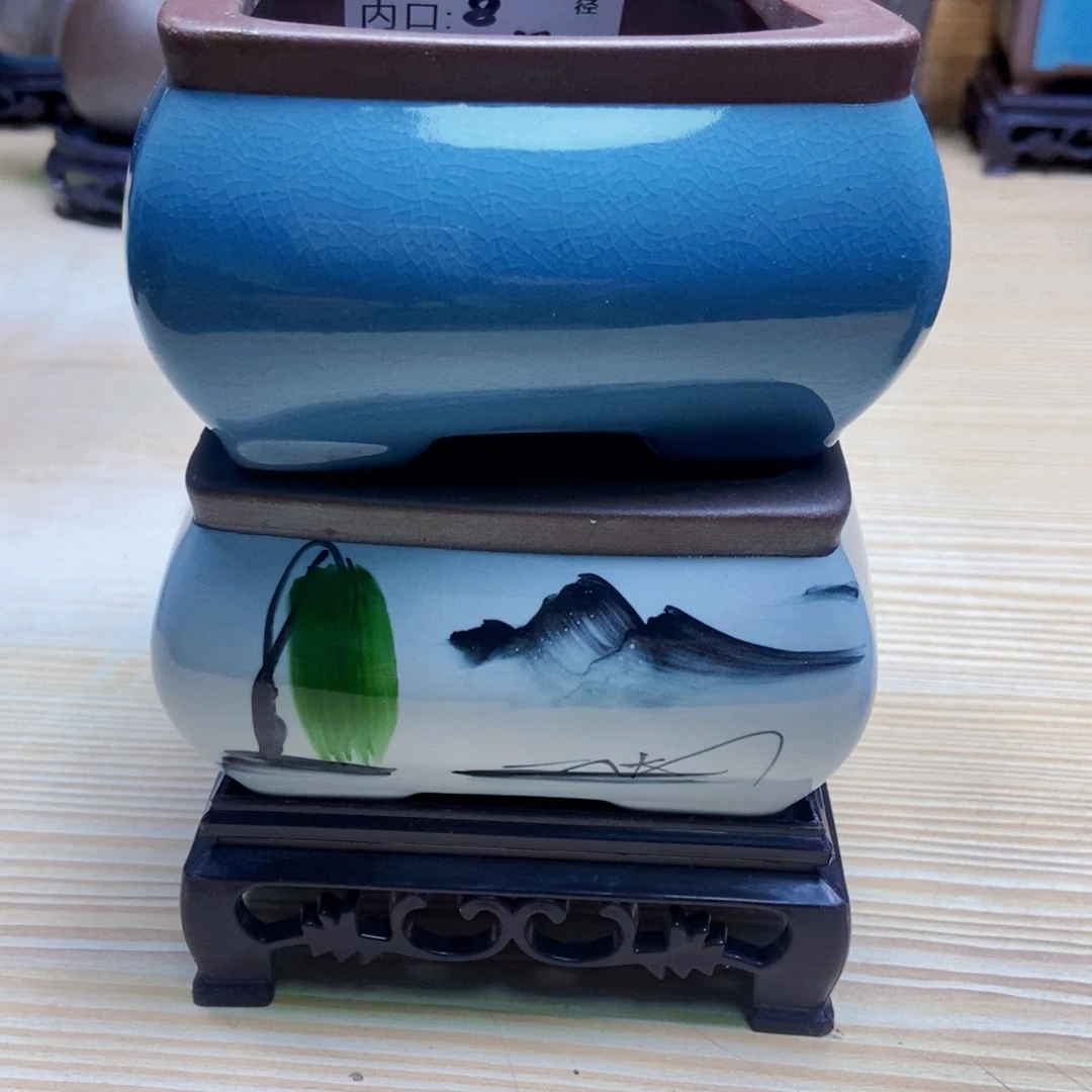 瓷片陶瓷花盆陶瓷艺术