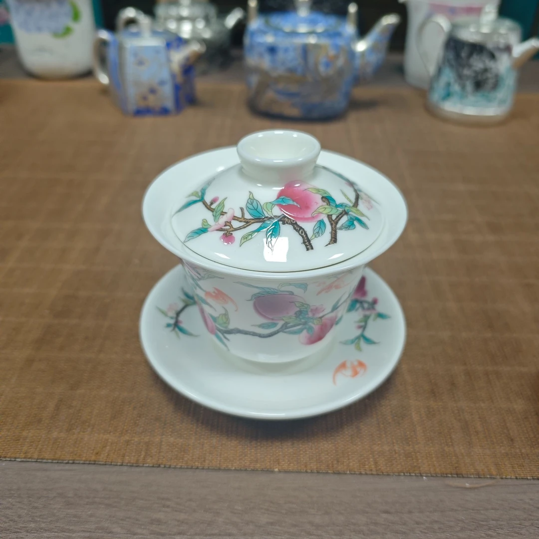 闪购 九桃三才盖碗