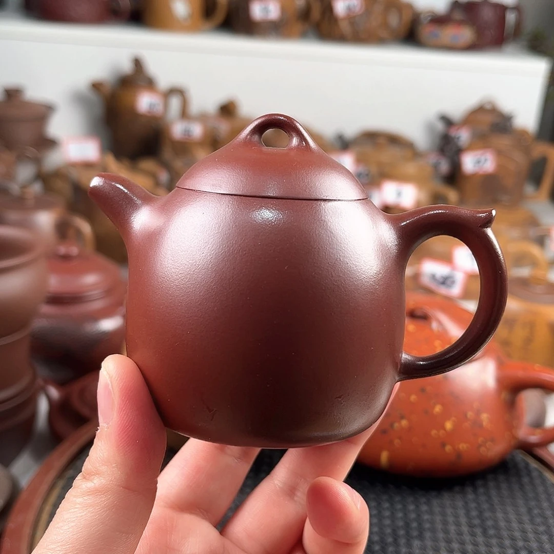 紫泥茶壶宜兴紫砂