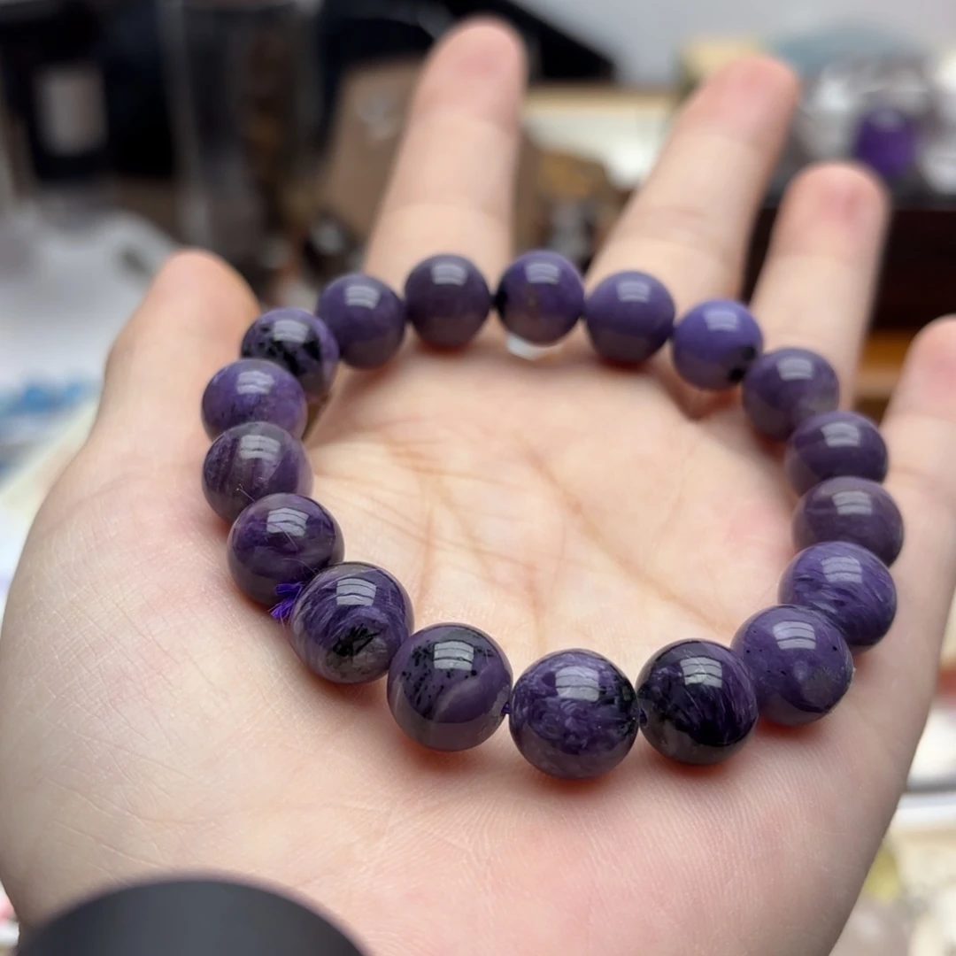 未镶嵌手链水晶紫龙晶11