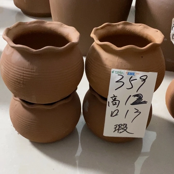 粗陶红陶绿植花盆359