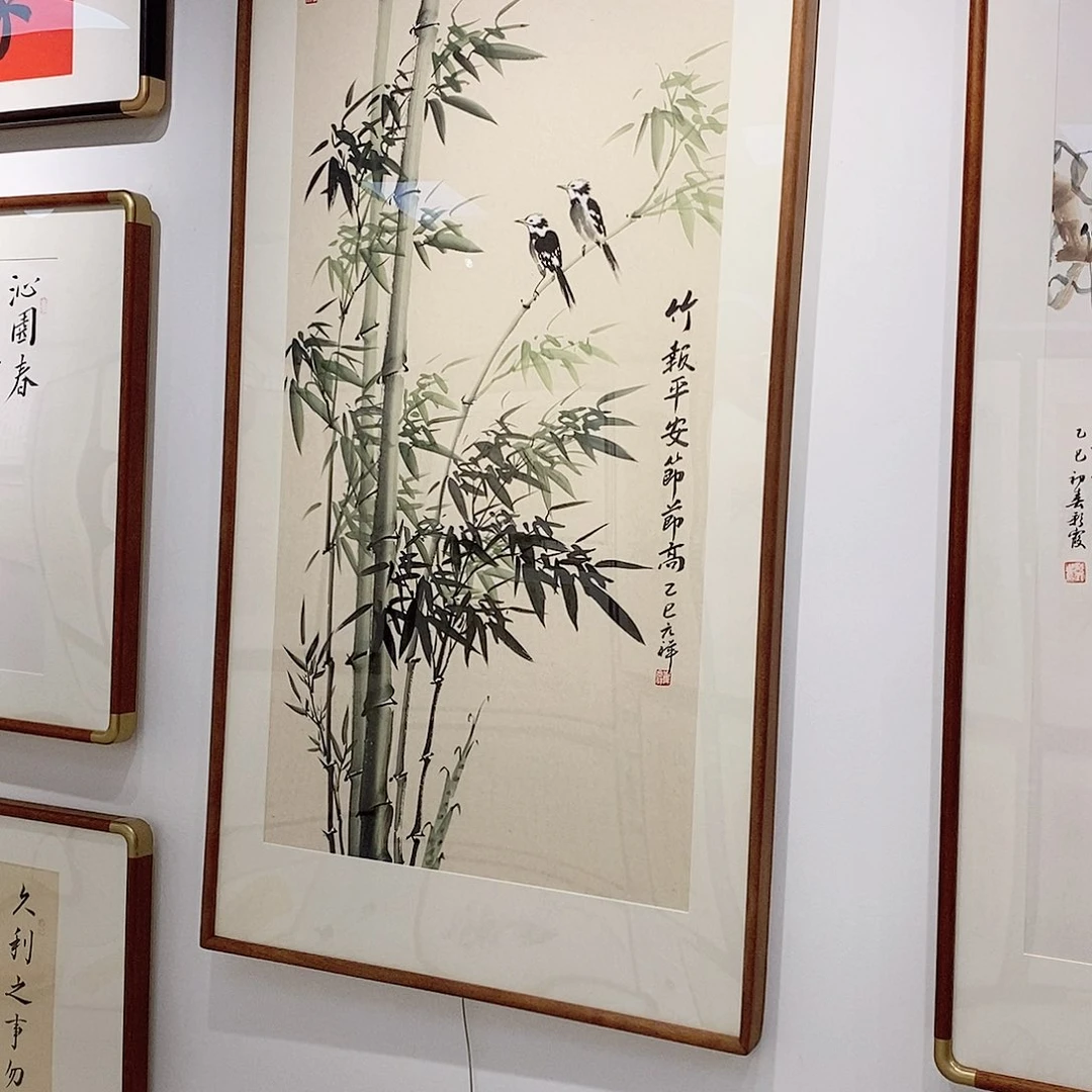 书法妮***咪50cm 定风波 沙比利榫卯