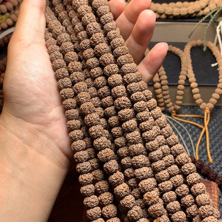 金刚菩提手串平细108 尺寸10