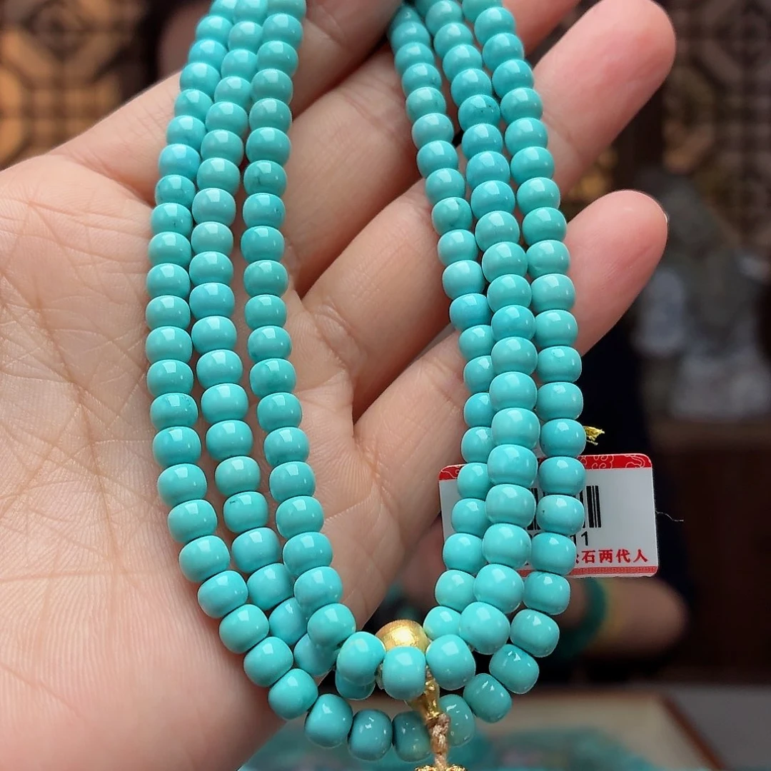 18K金镶嵌绿松石珠宝奇石