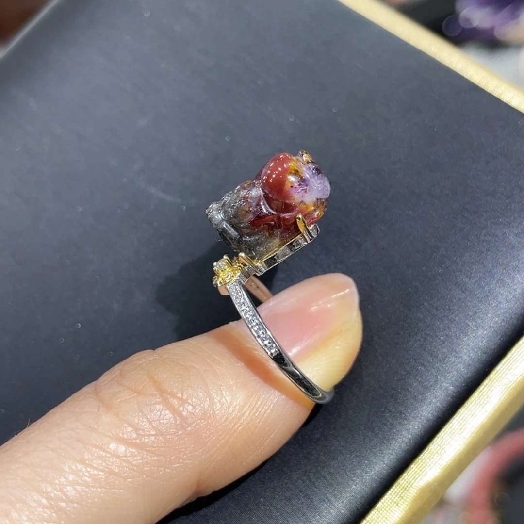 珠宝半成品水晶未镶嵌极光23
