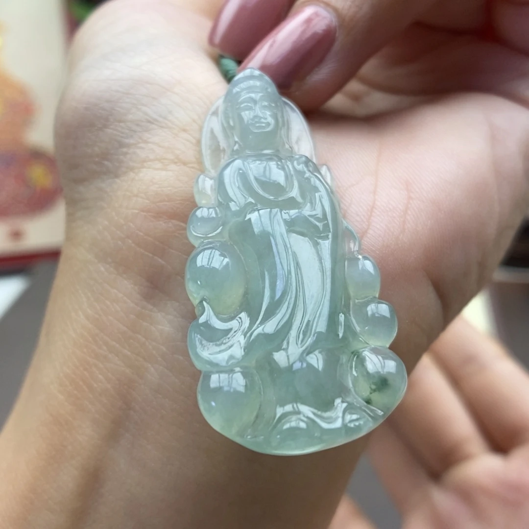 翡翠未镶嵌颈饰吊坠45