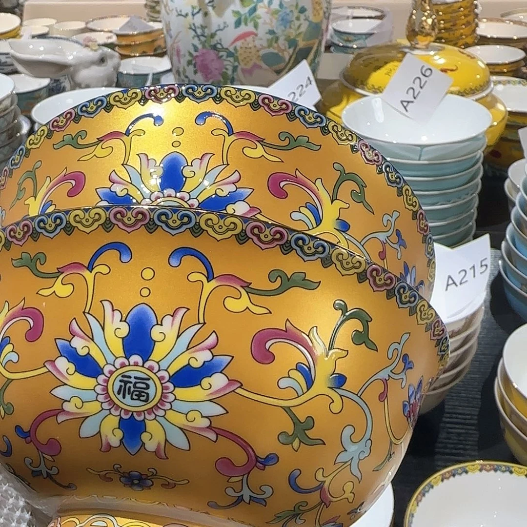 享****骨瓷骨瓷珐琅彩工艺