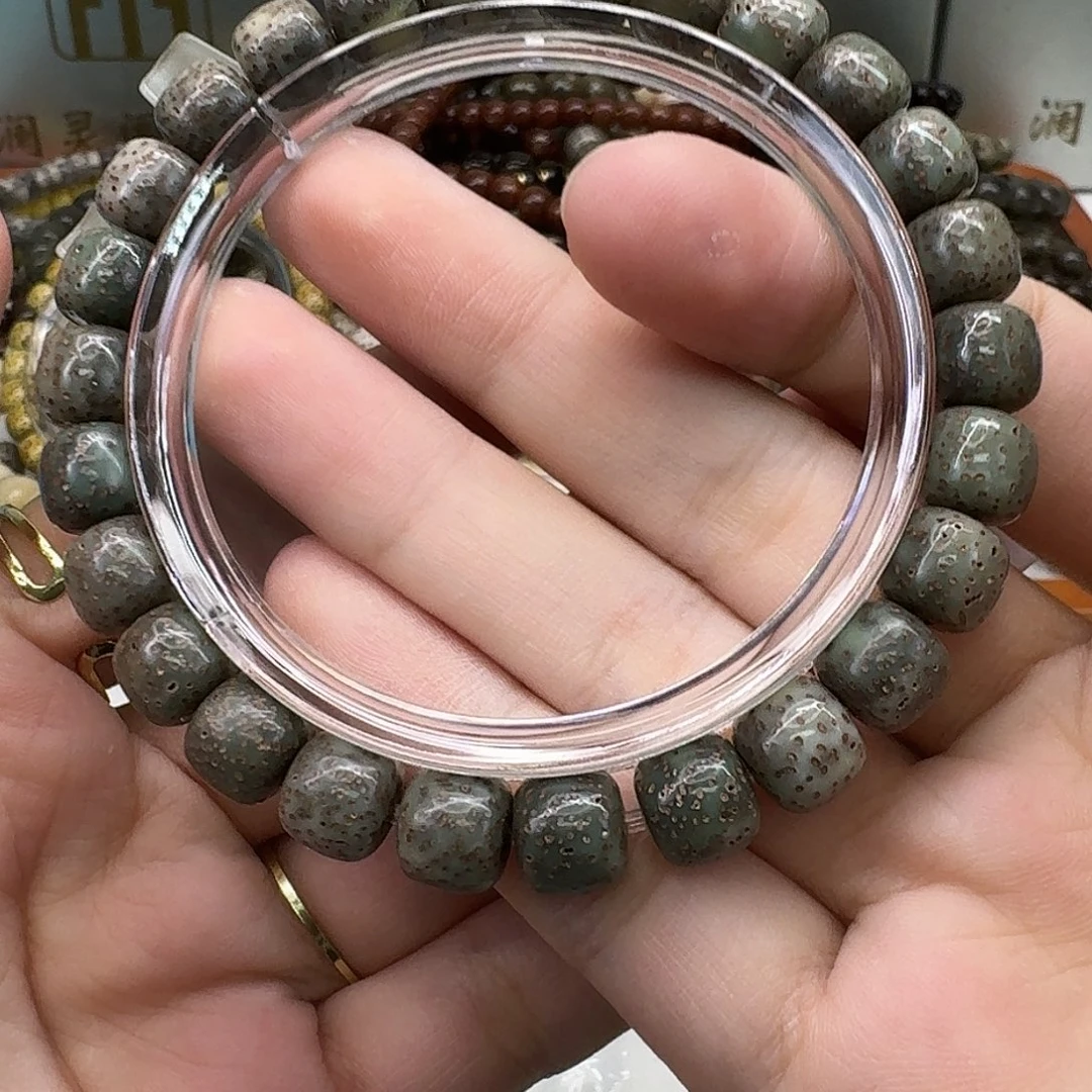 手串星月菩提5入门糯冰绿幽灵98
