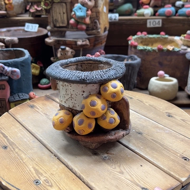 嘻哈多肉花盆百搭