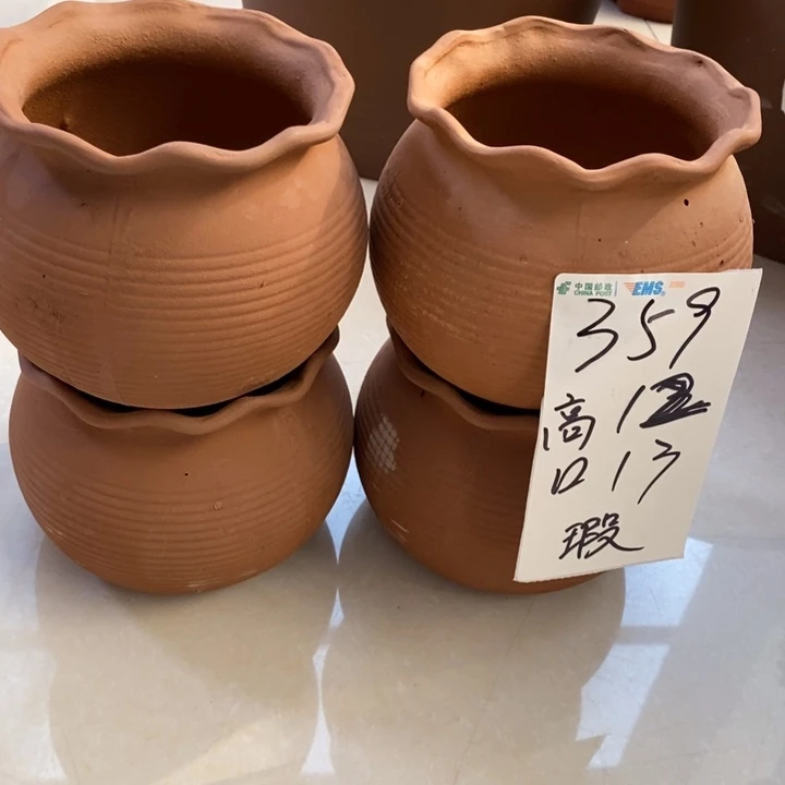 粗陶红陶绿植花盆359