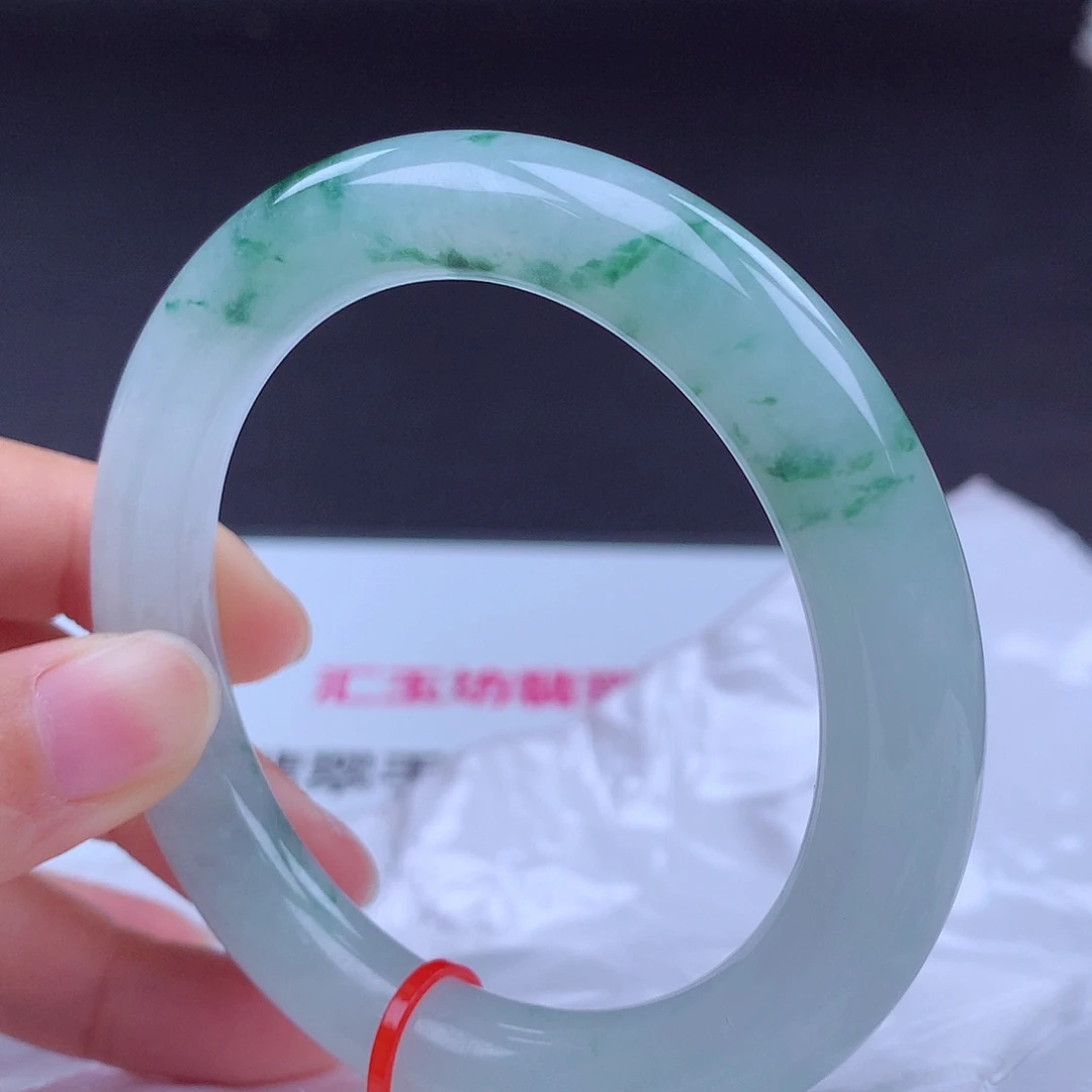 翡翠未镶嵌手镯手镯001646